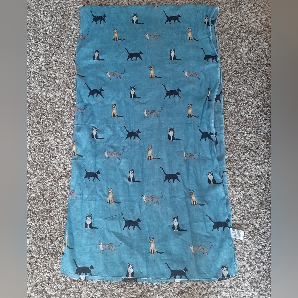 100% Cotton Cat Scarf